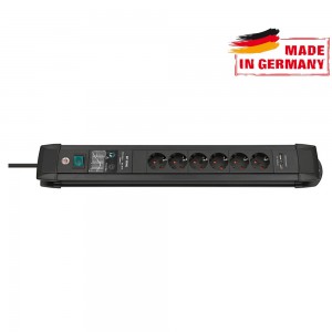 Сетевой фильтр  Brennenstuhl Premium-Line (30.000 А, 3 м, 6 розеток, черный, 1156000596)