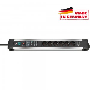 Сетевой фильтр Brennenstuhl Premium-Protect-Line (60 000 А, 6 розеток, 3 м, 2 USB, 391000507)