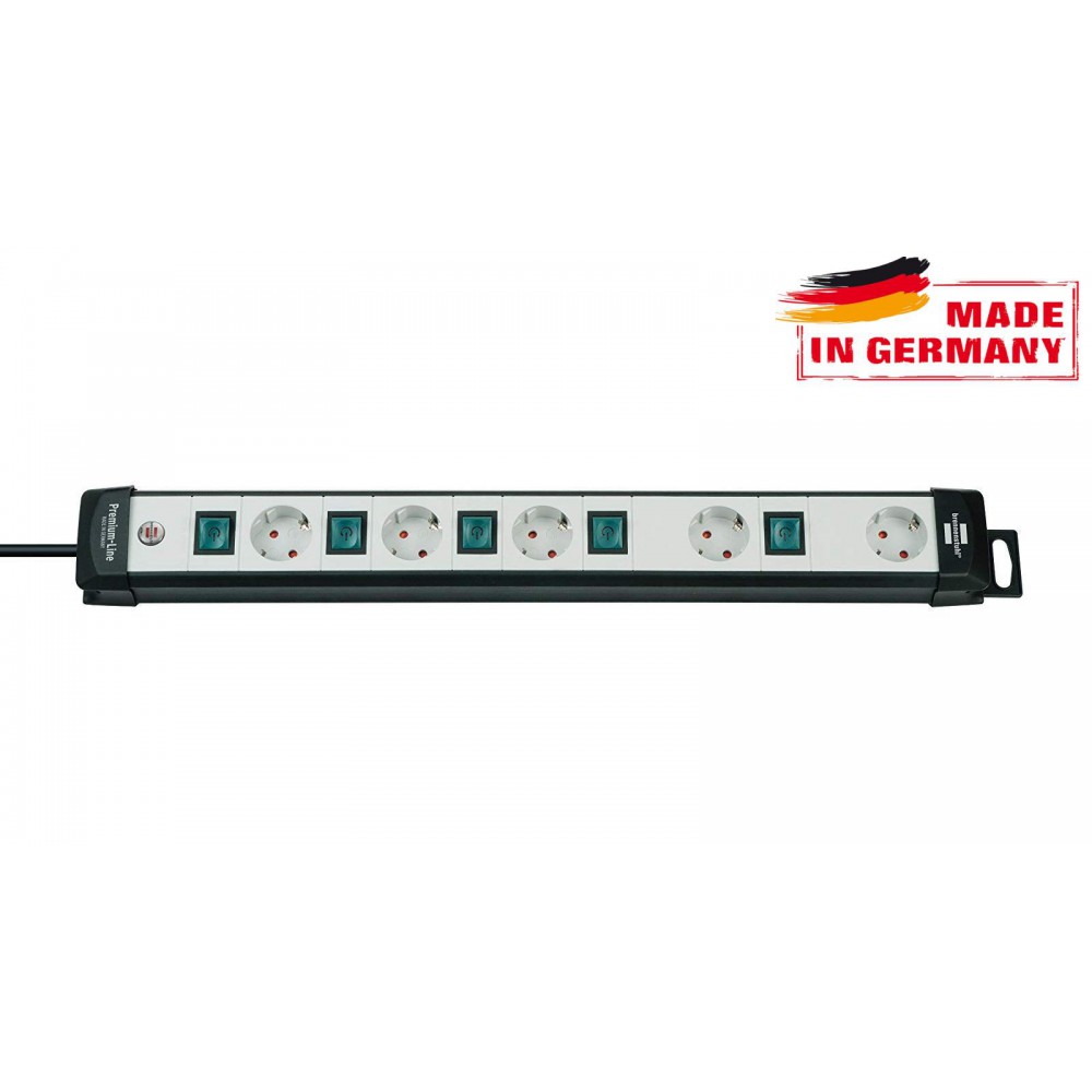 Удлинитель Brennenstuhl  Premium-Line Technics (5 розеток, 5 выключателей, 3 м, 1951550600)