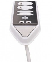 Удлинитель Brennenstuhl Extension Socket угловой (2м, 4  роз, 2 USB 3.1А, серебристо-белый, 1153590420)