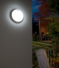 Светильник Brennenstuhl LED настенный (15Вт, 1600лм, белый, круг, IP65, 1270790010)