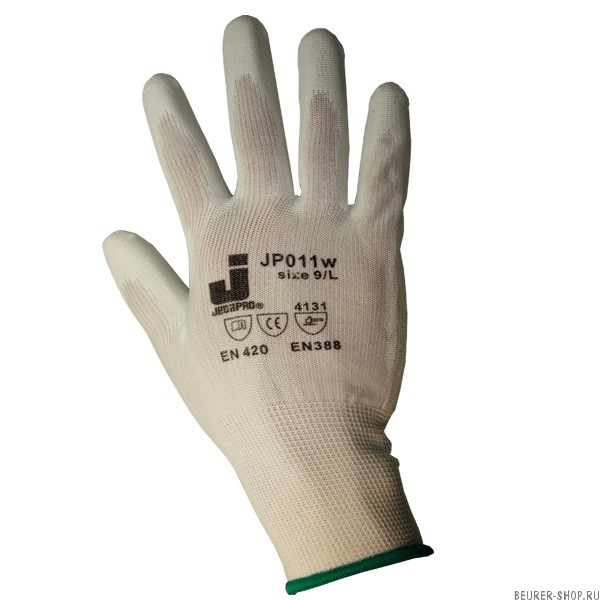 Перчатки защитные с полиуретановым покрытием Jeta Safety JP011w (пара)