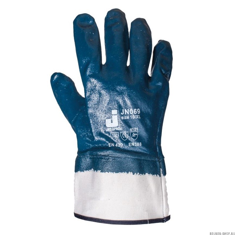 Перчатки защитные с нитриловым покрытием Jeta Safety JN069 (пара)