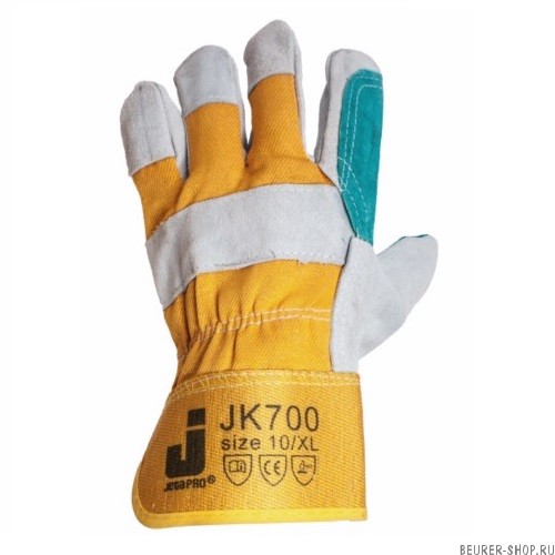Перчатки защитные кожаные комбинированные Jeta Safety JK700 (пара)