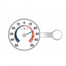 Термометр оконный биметаллический на липучке RST 02090