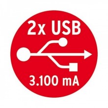   Brennenstuhl Premium-Protect-Line (60.000 , 3 , 6 , 2 USB, 1391000537)