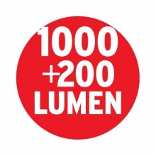 Фонарь от аккумулятора Brennenstuhl LED 1000+200 лм, IP54 (1175680)