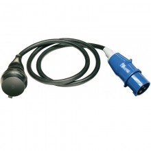 Удлинитель-переноска Brennenstuhl Adapter Cable (1,5 м., вилка CEE, розетка 230V - 16A, кабель черный, IP44, 1132920)
