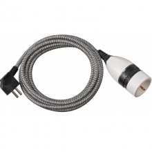 Удлинитель-переноска Brennenstuhl Quality Plastic Extension Cable (3 м., 1 роз., черный, 1161830)